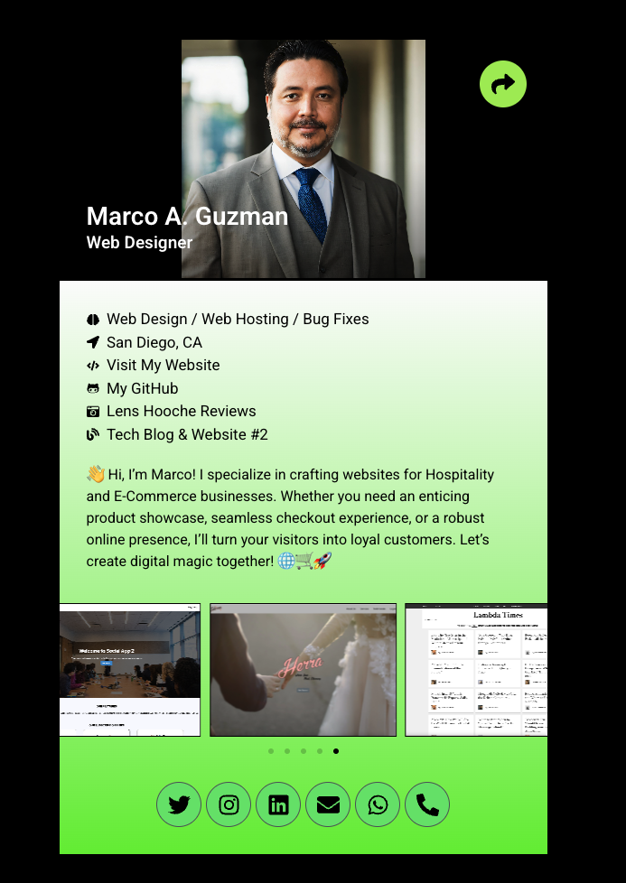 Web Business Card
